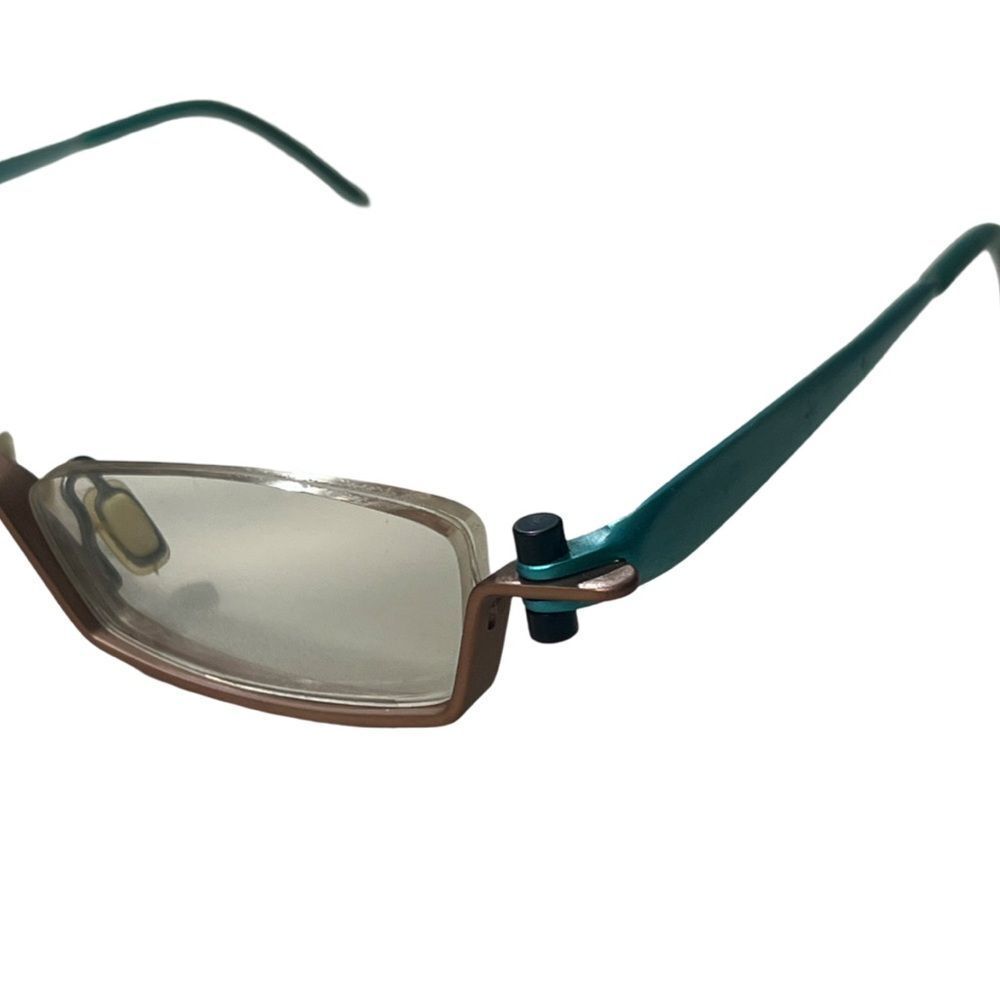 Gail Spence for Prodesign Aluminum Frame Turquoise & Pink Cool Retro Frames 9203 - Picture 7 of 12